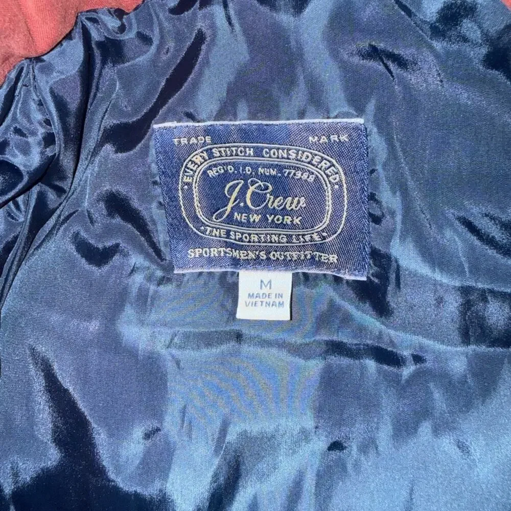 J.CREW sportsmen’s outfitters burnt orange gorpcore hooded jacket M